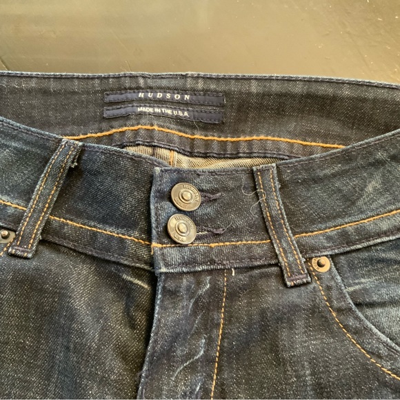 Hudson Retro Flare Leg Flap Pocket Jeans - Picture 3 of 3
